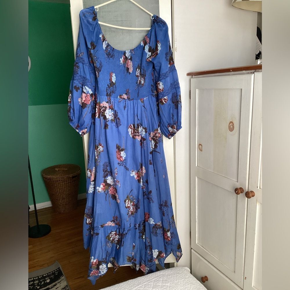 Free People L Morning Glory Boho floral dress - Picture 7 of 11